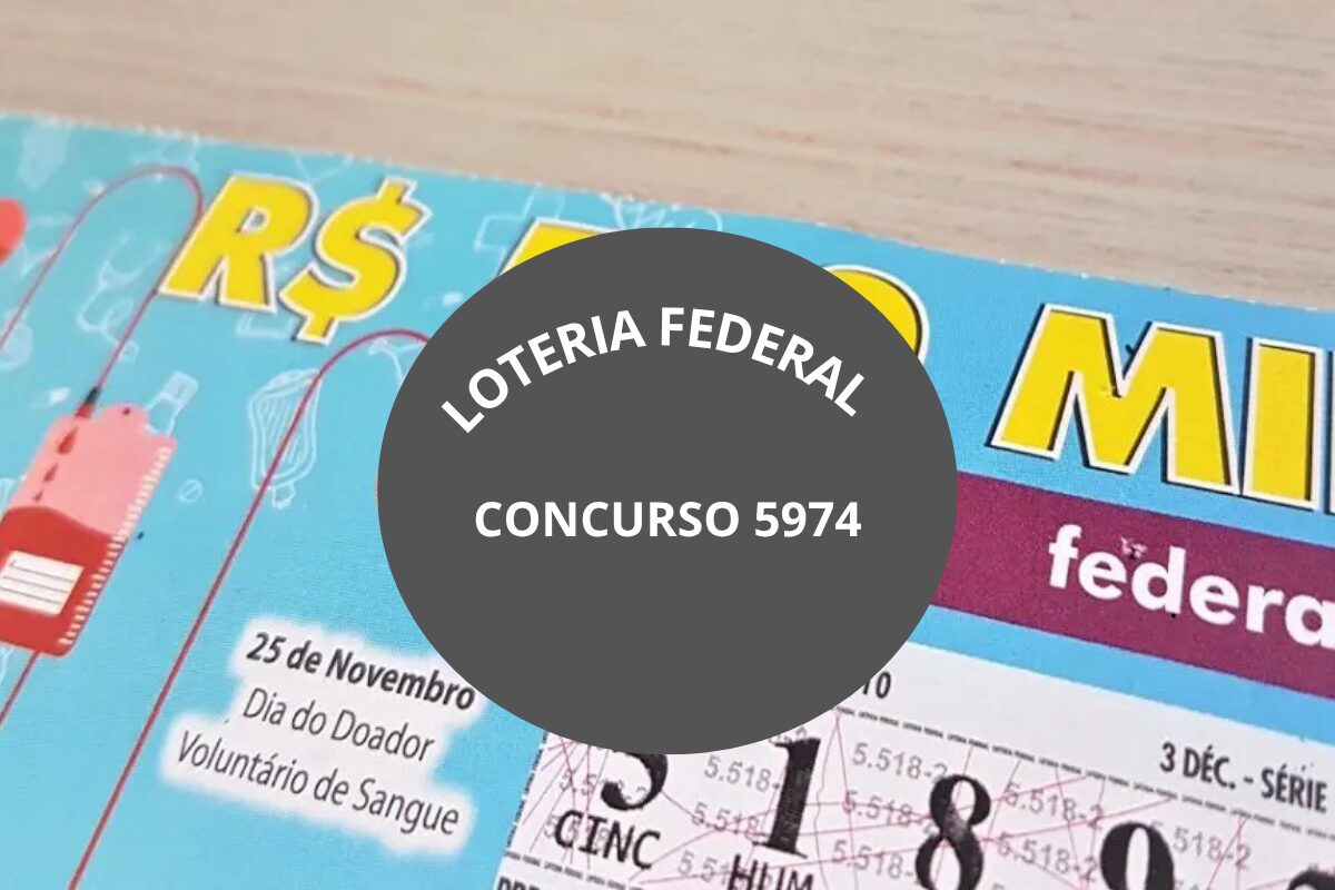 Confira o resultado da Loteria Federal hoje 5974 de sábado resultado da Loteria Federal hoje 5974 de sábado
