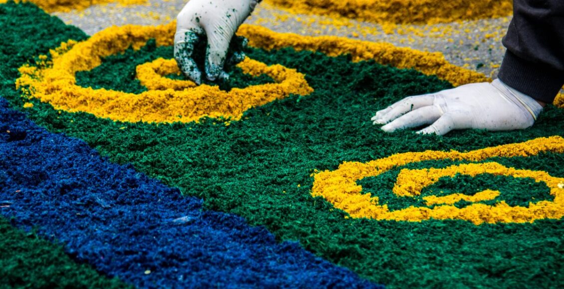 Significado dos tapetes de Corpus Christi
