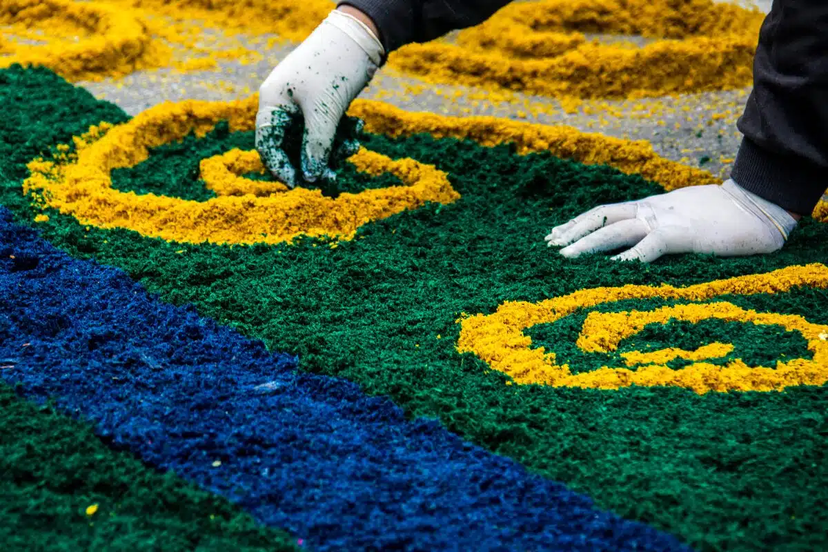 Significado dos tapetes de Corpus Christi