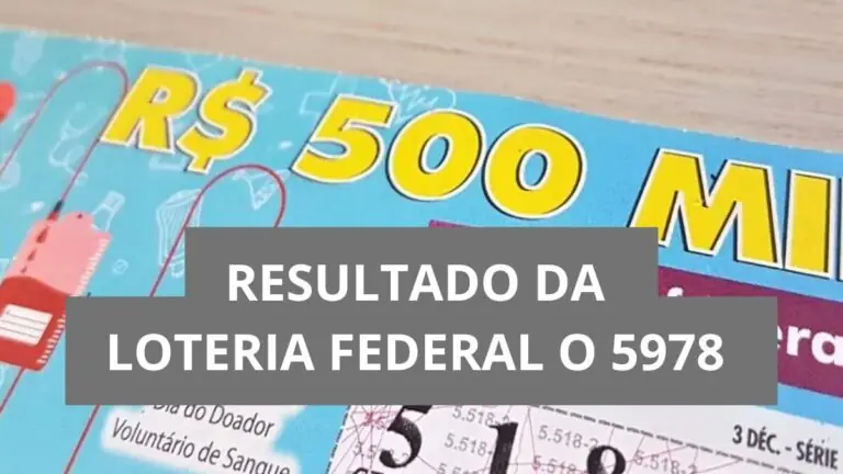 Resultado da Loteria Federal hoje 5978 de sábado (28/06/25)