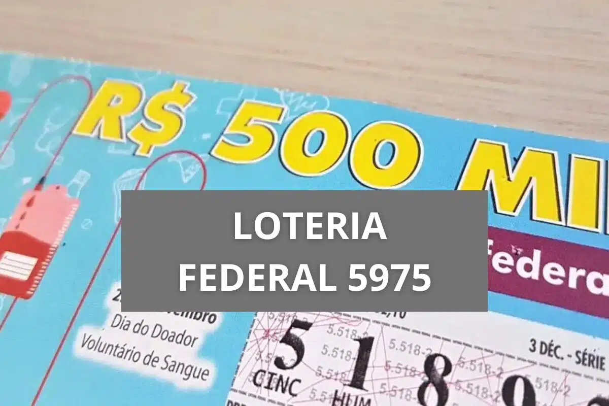 resultado da Loteria Federal hoje 5975