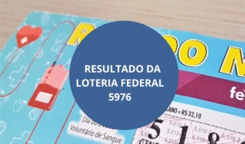 resultado da Loteria Federal hoje 5976 de sábado