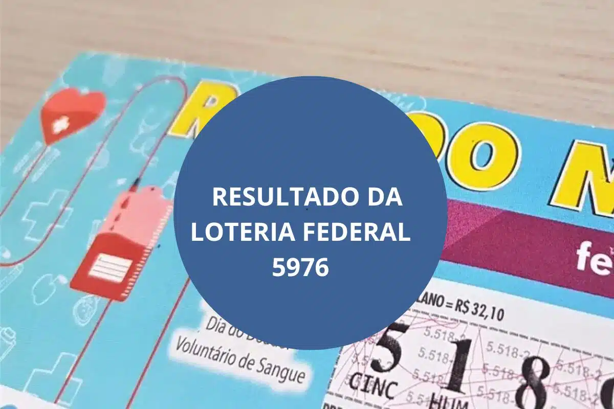 resultado da Loteria Federal hoje 5976 de sábado