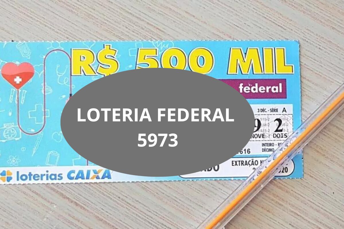 Confira o resultado da Loteria Federal hoje do concurso 5973 resultado da Loteria Federal hoje 5973