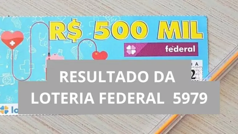 Resultado da Loteria Federal hoje 5979 de quarta-feira (02/07/25)
