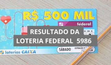 Resultado da Loteria Federal hoje 5986