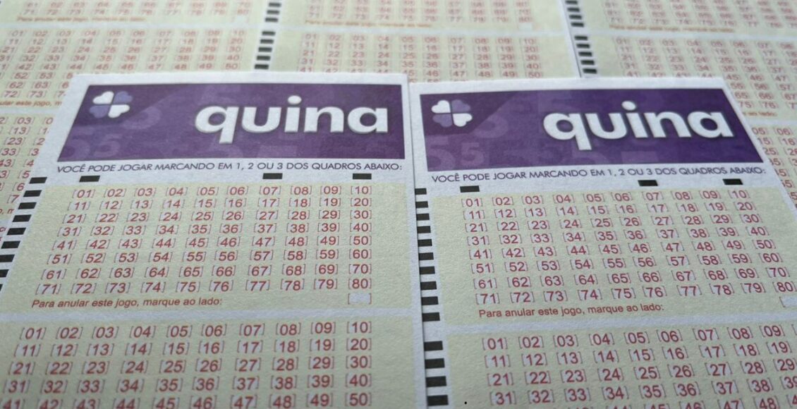 Confira o resultado da Quina 6813