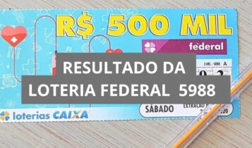 Resultado da Loteria Federal hoje 5988