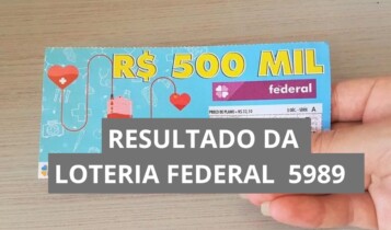 Resultado da Loteria Federal hoje 5989