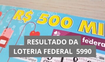 Resultado da Loteria Federal hoje 5990