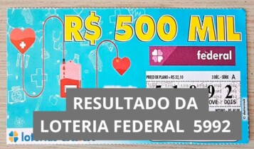 Resultado da Loteria Federal hoje 5992