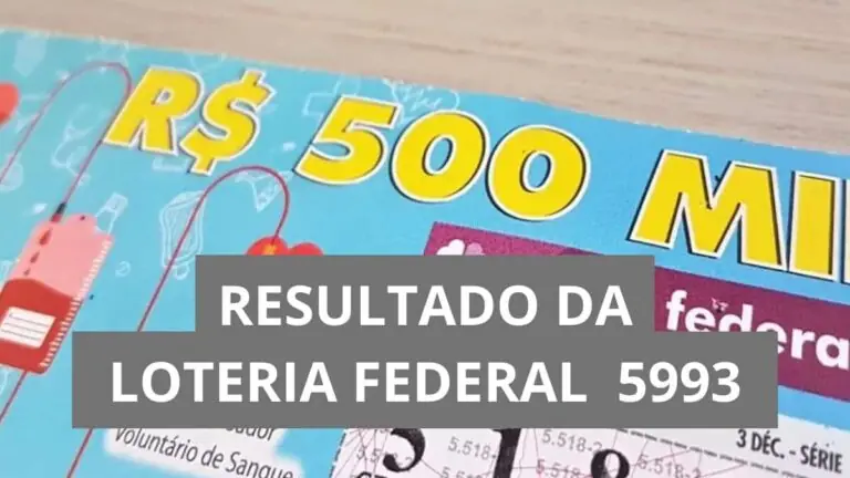 Resultado da Loteria Federal hoje 5993 de quarta (20/08/25)