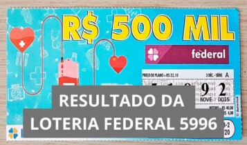Resultado da Loteria Federal 5996