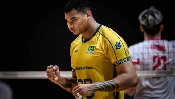 Brasil disputar 3º lugar de vôlei masculino na madrugada de domingo