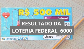 Resultado da loteria Federal hoje 6000