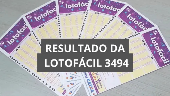 Resultado da Lotofácil 3494 sai para cidades de SP e PE