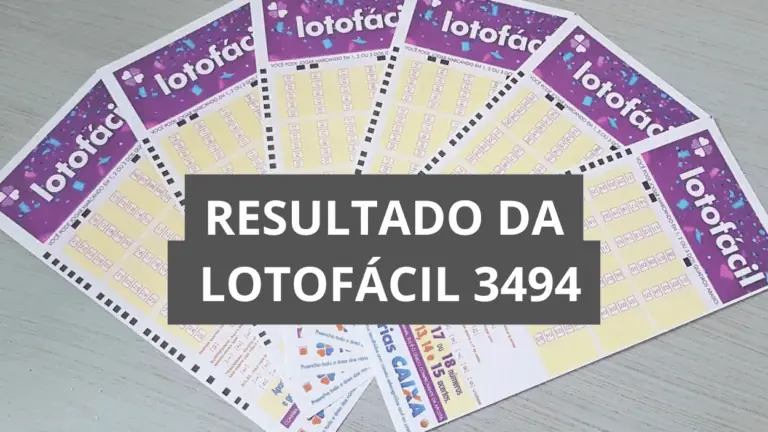 Resultado da Lotofácil 3494 sai para cidades de SP e PE
