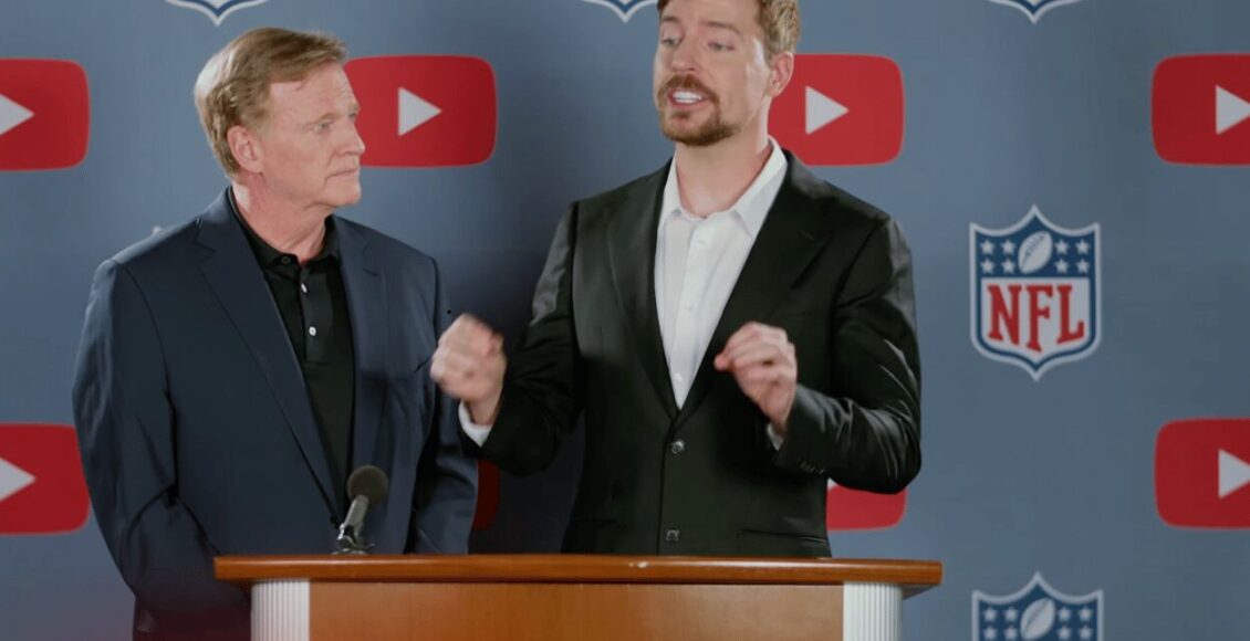 O YouTuber MrBeast comprou a NFL