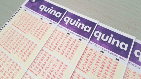 Confira o resultado da Quina 6849 e os ganhadores de sexta