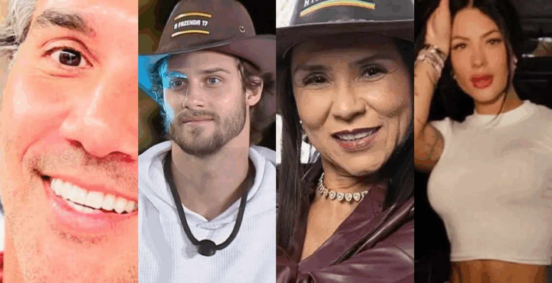 Fernando, Yoná, Rayane e Matheus roça a fazenda