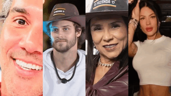 Quem está na roça de A Fazenda 17: Fernando, Yoná, Rayane e Matheus