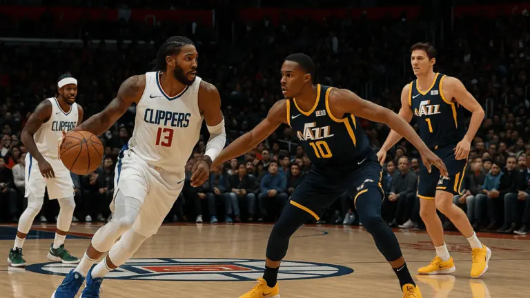 Onde assistir Jazz x Clippers: transmissão da NBA hoje (22/10/25)