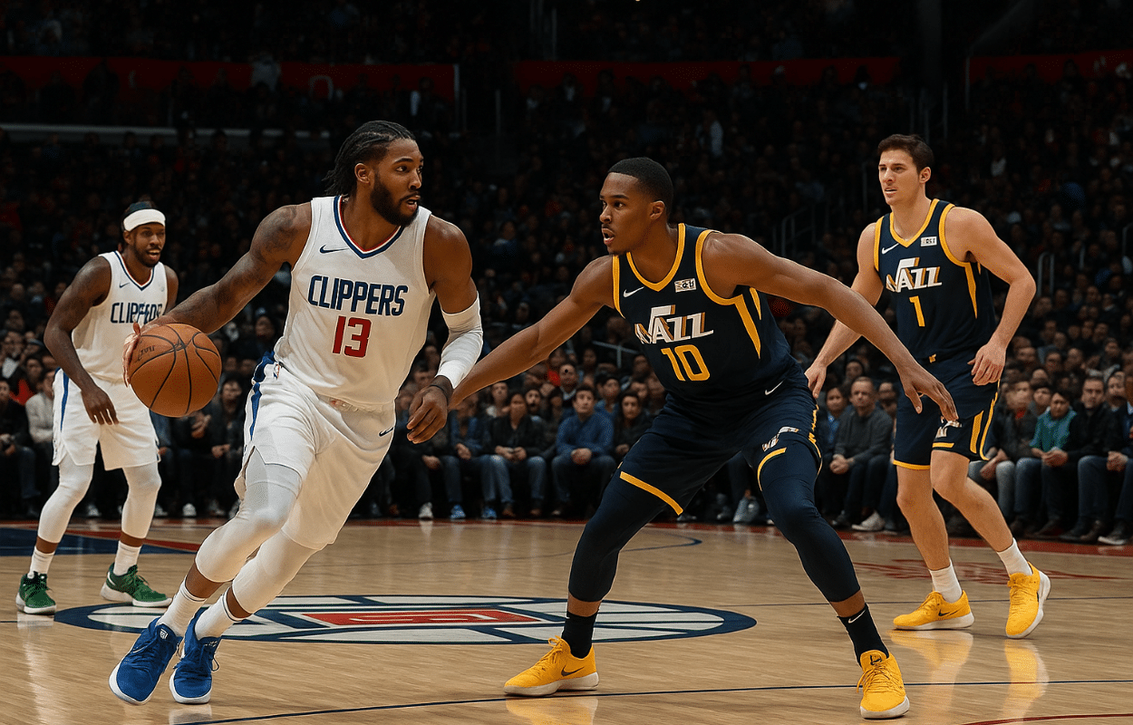 Onde assistir Jazz x Clippers