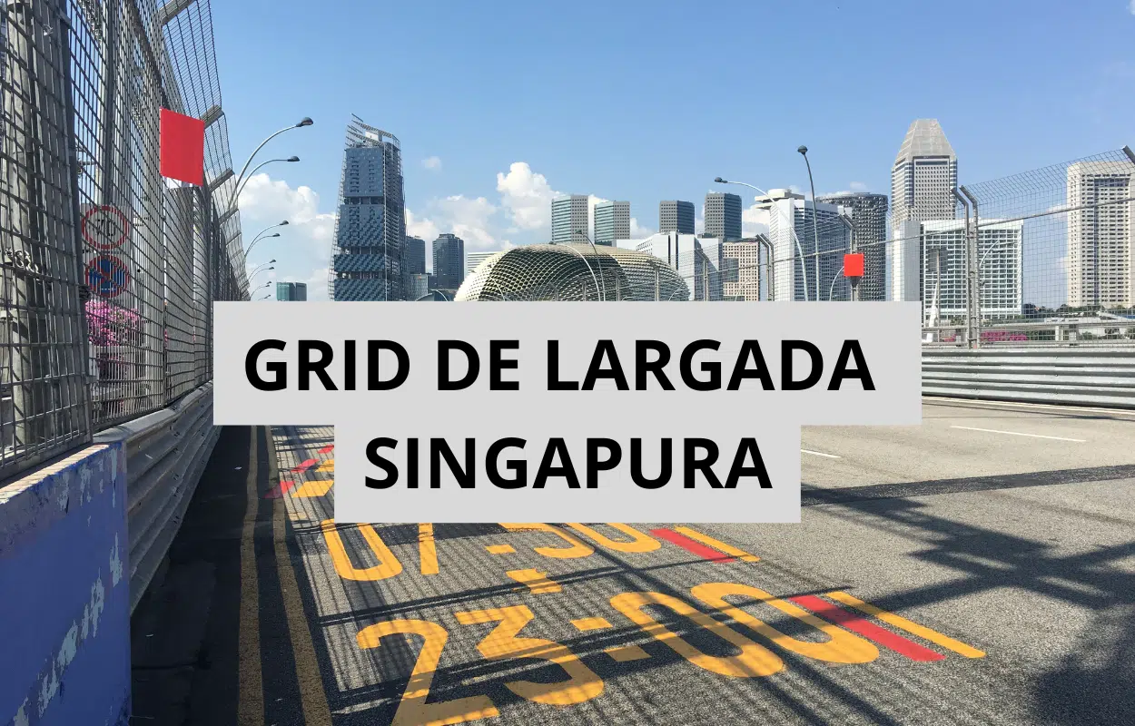 GRID DE LARGADA Pole Position em Singapura