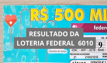 resultado da loteria federal 6010
