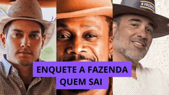 Enquete UOL quem sai de A Fazenda: parcial mostra eliminação da 6º roça hoje