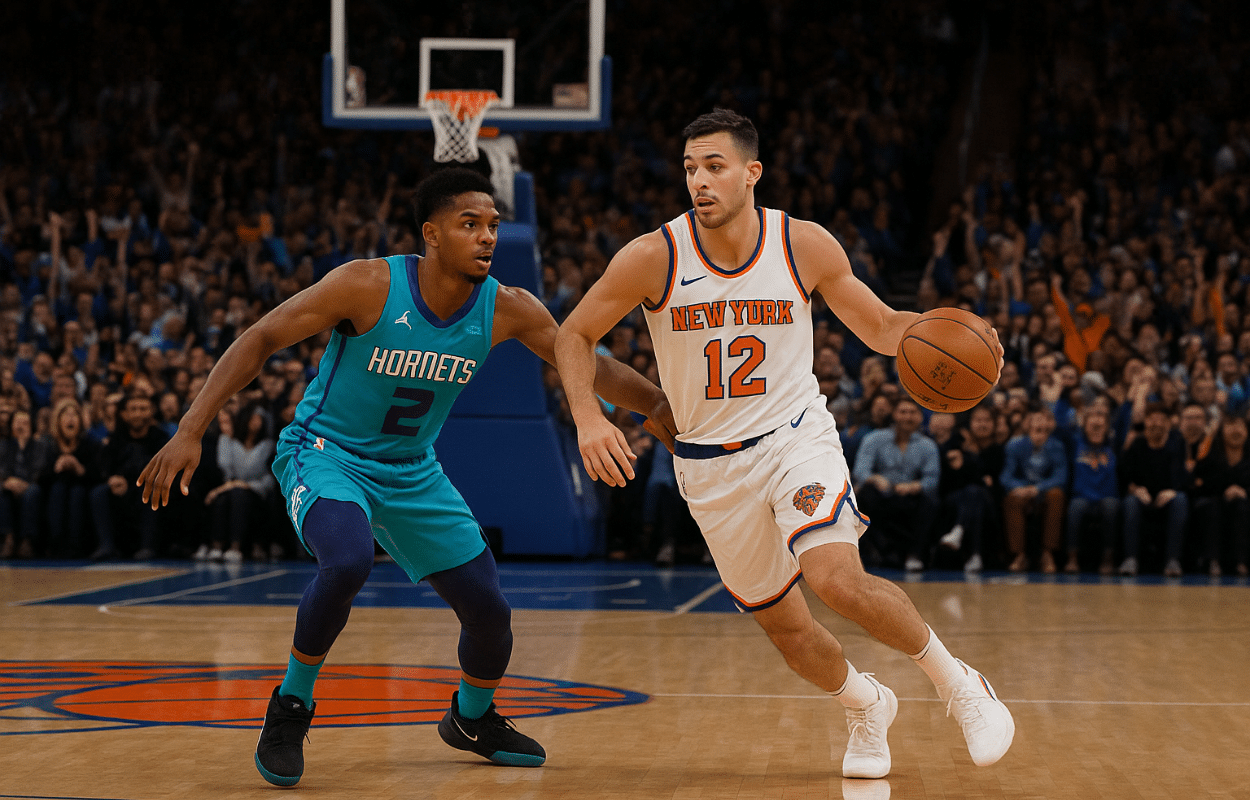 Onde assistir Knicks x Hornets: transmissão ao vivo da NBA hoje (26/11/25)