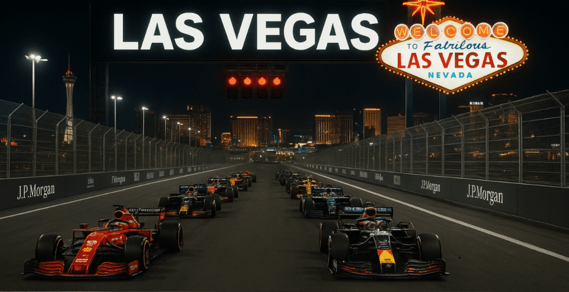 Grid de largada da Fórmula 1 do Las Vegas
