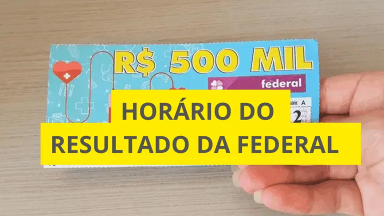 Que horas é o sorteio do resultado da Loteria Federal de quarta (12/11/25)