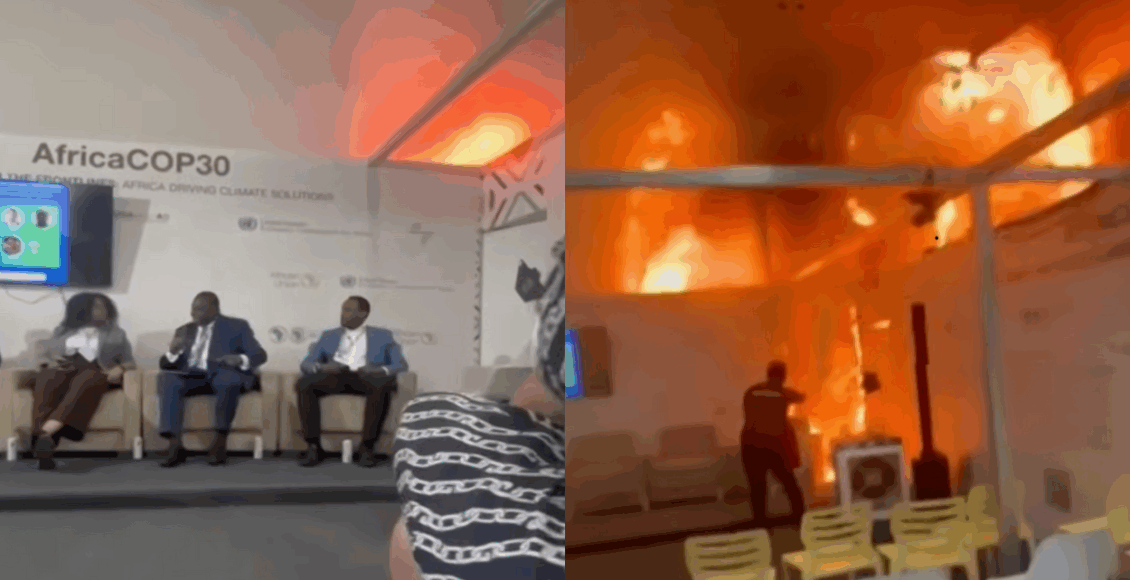 Causa do incêndio no COP30