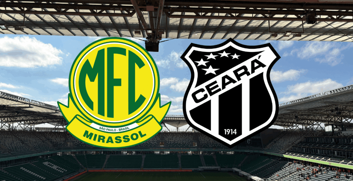 Onde vai passar Mirassol x Ceará