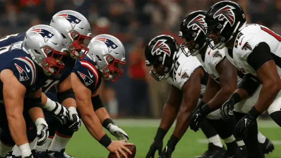 Onde assistir Patriots x Falcons: transmissão da NFL hoje (02/11/25)