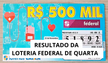 Que horas é o sorteio do resultado da Loteria Federal 6019