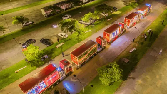 Caravana de Natal da Coca-Cola passa em São Paulo hoje: veja horário e endereços