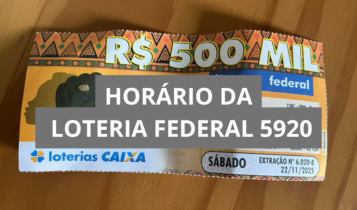 Horário do resultado da Loteria Federal 6020 hoje
