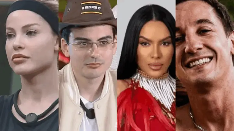 Enquete A Fazenda 2025 quem sai: Dudu, Tamires, Saory ou Mesquita