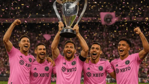 Inter Miami vence o Whitecaps por 3 a 1 e conquista MLS Cup