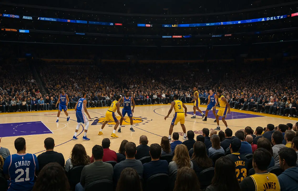 Onde assistir 76ers x Lakers