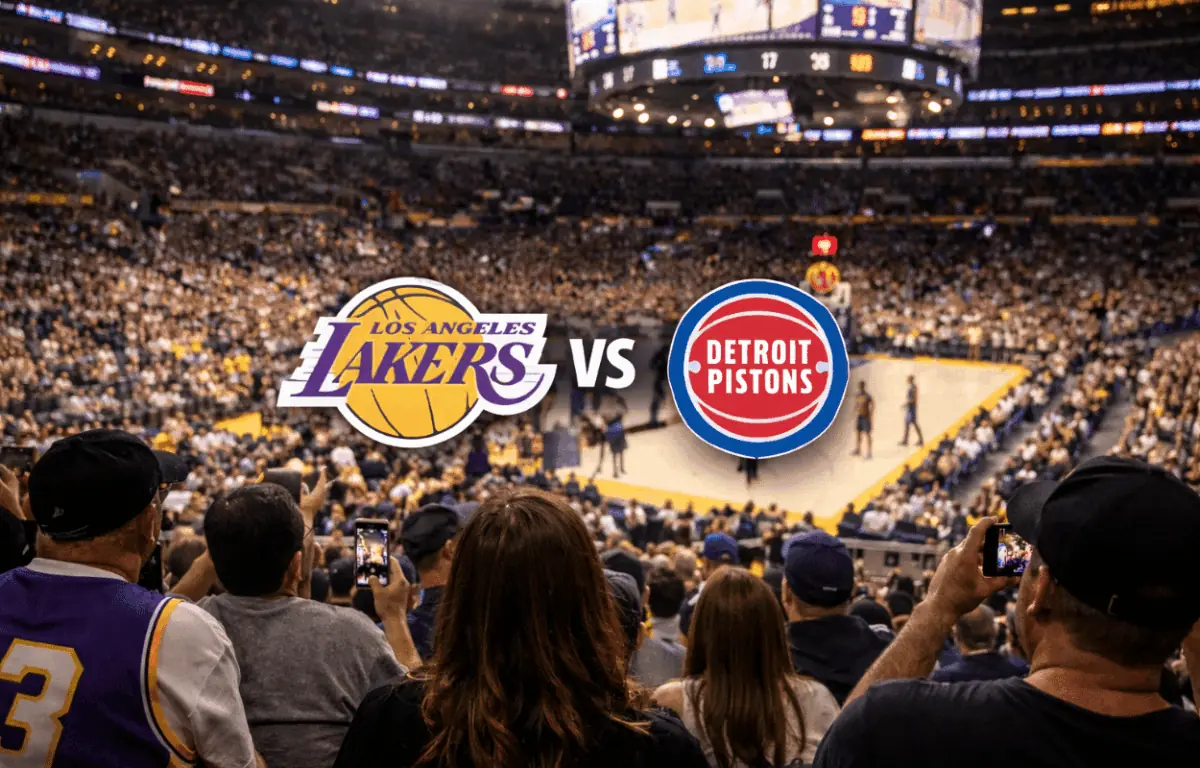 Onde assistir Lakers x Pistons ao vivo no Brasil
