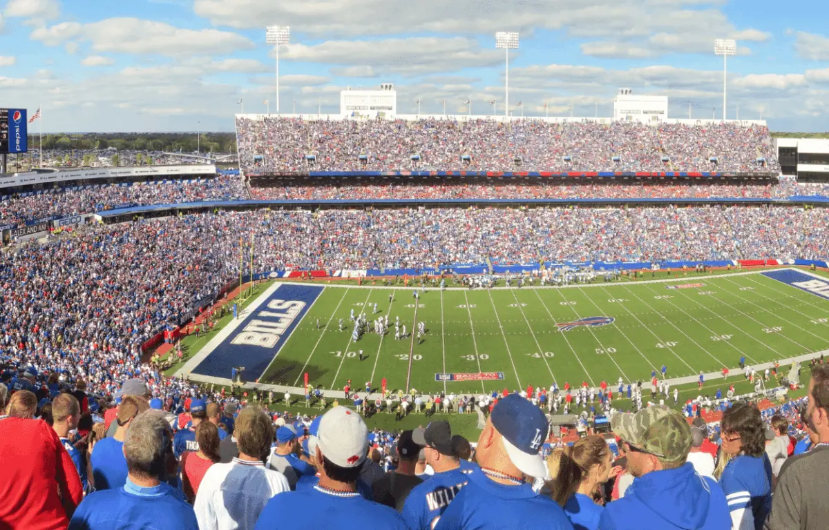 jogo do Bills x Eagles na NFL semana 17F