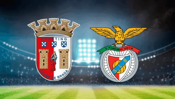 Onde vai passar jogo do Benfica x Braga hoje com transmissão ao vivo