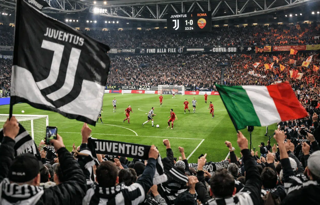 Transmissão do jogo Juventus x Roma