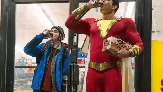 Temperatura Máxima hoje exibe o filme Shazam!