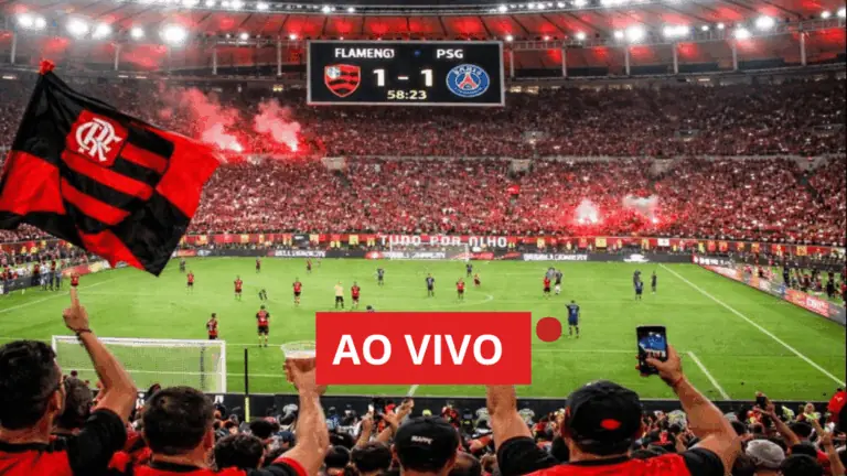 Youtube ao vivo: assistir o jogo do Flamengo X PSG ao vivo hoje