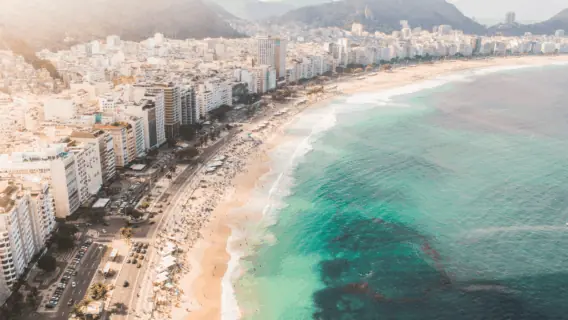 Cardume impressiona banhistas em praia famosa do Rio de Janeiro