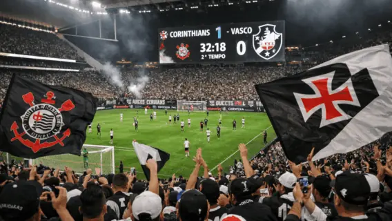 Onde vai passar o jogo do Corinthians hoje x Vasco ao vivo